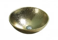 Раковина-чаша CeramaLux 40 см 7226 SJ, золото