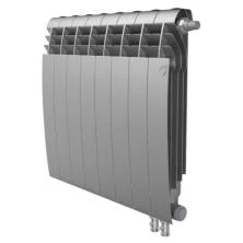 Royal Thermo Радиатор биметаллический BiLiner 500 /Silver Satin ( серебристый ) VR - 8 секц.