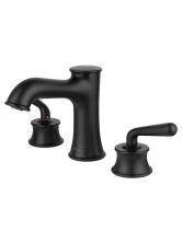 Смеситель для раковины на 3 отверстия WONZON & WOGHAND STEAM, Черный матовый (WW-88159008-MB)