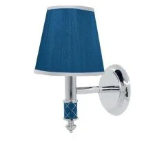 Boheme Светильник Murano, хром\синий, кристаллы769-CRST