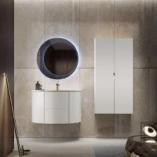 Cezares Тумба подвесная с раковиной EDEN 91 см Bianco lucido, белая 55146