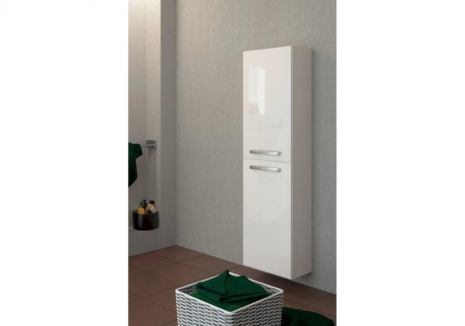 Приобрести пенал подвесной cersanit melar 35 см, белый