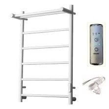 Тругор Электрический полотенцесушитель П6 500х800 мм, Пэк сп 1 ВГП с полкой , белый 00-00042774