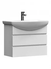 VIGO Тумба с раковиной Wing 70см, 2 ящика, подвесная, белая tp.WIN.BAL.70.2Y белый