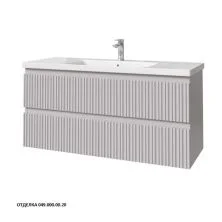 Caprigo Тумба с раковиной FORTE-Smalty TYPE 120 см, серая, эмаль