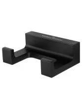 Двойной крючок для ванной WONZON & WOGHAND ECLIPSE, Черный (WW-9125-BL)