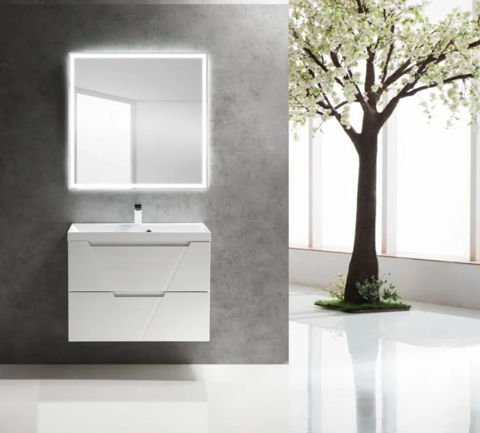 Приобрести тумба подвесная с раковиной belbagno vittoria-900-2c-so-bl 90 см, белый
