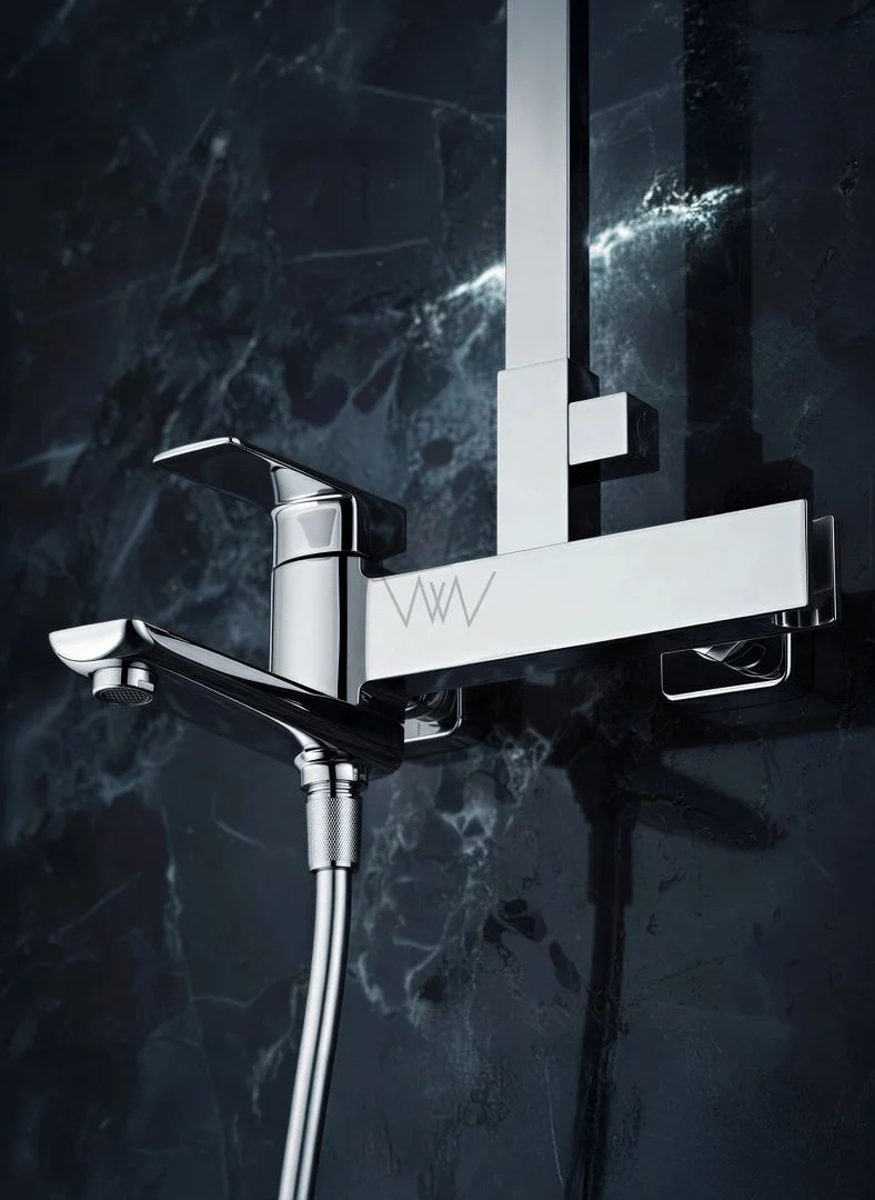 Приобрести душевая система wonzon & woghand edge, хром (ww-88739003-cr)