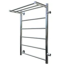 Тругор Водяной полотенцесушитель Аспект П6 500х800 мм R с полкой и боковым подводом, хром 00-00015901