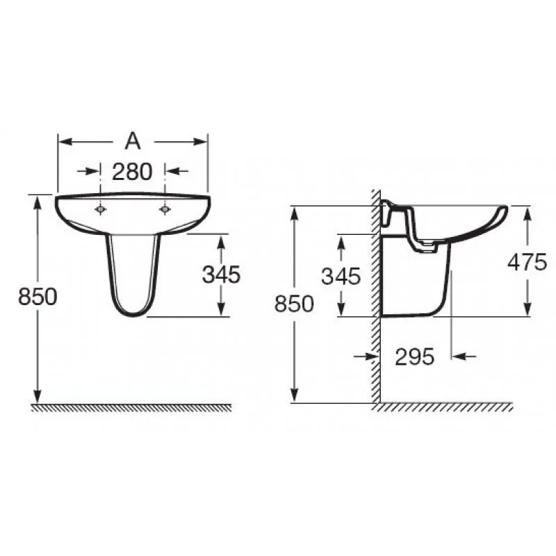 Приобрести полупьедестал roca victoria 7.3373.9.200.y