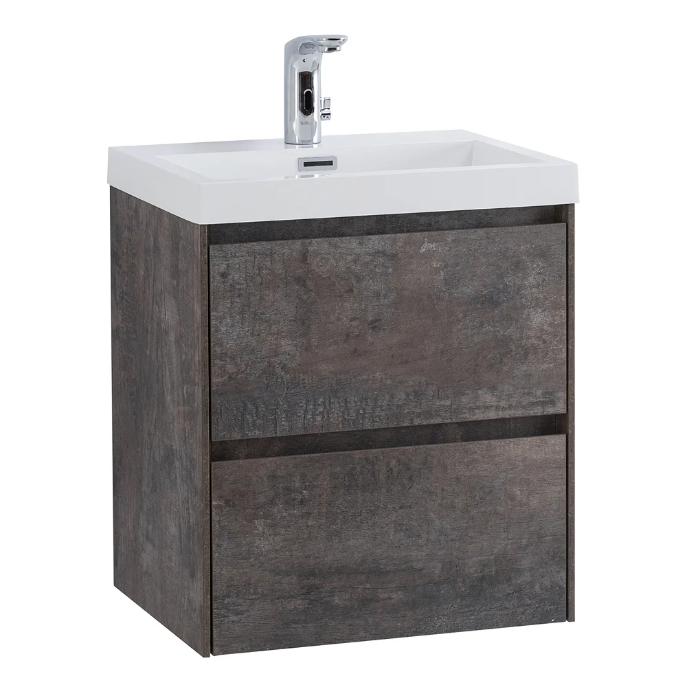 Приобрести belbagno тумба с раковиной pietra mini 50 см, подвесная stone, белая раковина