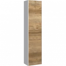 Пенал подвесной Aqwella Mobi 36,5 см, Дуб балтийский, MOB0535W+MOB0735DB