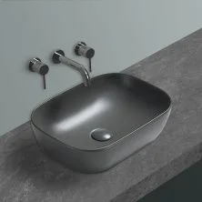 Vincea Раковина накладная 45х32 см, антрацит матовая VBS-102MA