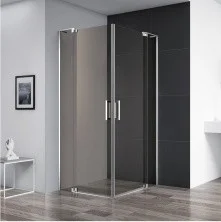 CEZARES Душевое ограждение SLIDER 80х90см SLIDER-AH-2-80/90-90/100-BR-Cr