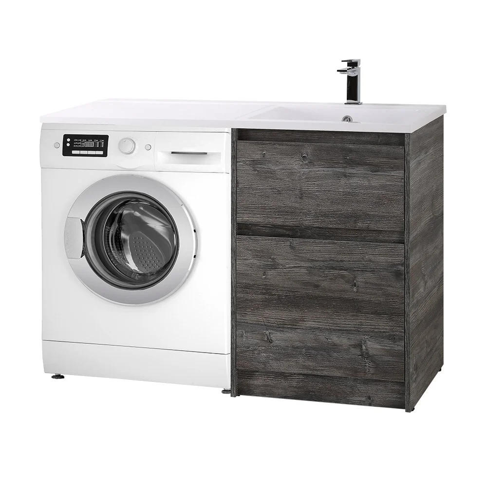 Приобрести belbagno тумба с раковиной kraft 120 см, напольная kraft-lvd-58/120-r pino pasadena, белая раковина