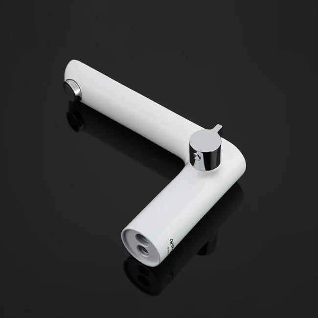 Приобрести gappo смеситель на борт ванны g1148, 3 отверстия, белый/хром 85065