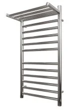 Полотенцесушитель электрический Point 400х800 Аврора П11 с полкой, хром PN10148SPE