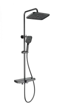 Душевая система с термостатом WONZON & WOGHAND ThermoKlick, Темный графит (WW-B3098-A-BGG)