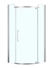 Душевое ограждение Azario Edmonton AZ-NNC2231 900х900х2000, без поддона, распашная дверь, серебро