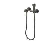 Hayzburg Смеситель с гигиеническим душем, графит HB-2006GG