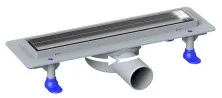 Loranto Душевой трап PRIME SKALA 60 см боковой сток D-50, 360*, решетка из нержавеющей стали под плитку, гидрозатвор сухой (4026.0Y050K.060.1)