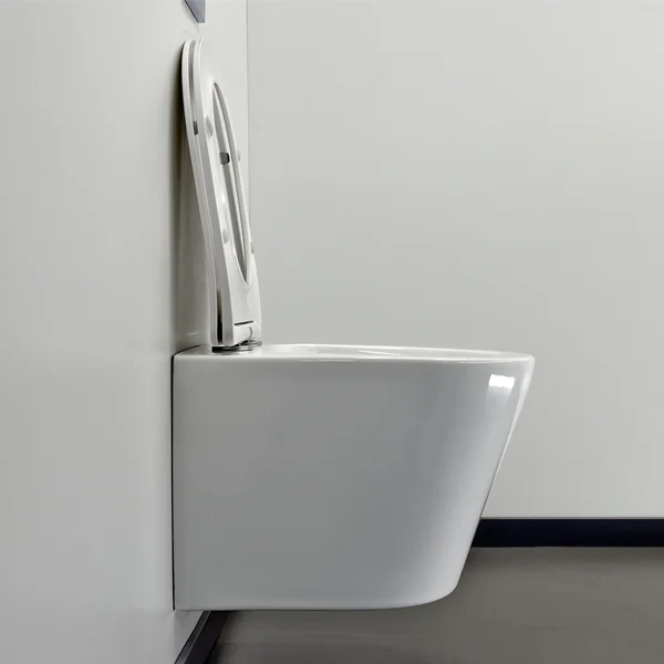 Приобрести comforty подвесной унитаз 105 безободковый, сиденье дюропласт softclose тонкое, быстросъёмное