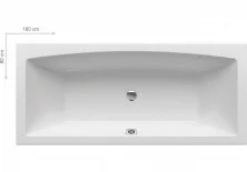 Акриловая ванна Ravak Formy 02 180х80 см C891000000
