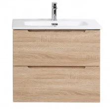 Тумба подвесная с раковиной BelBagno ETNA-600-2C-SO-WO-P 60 см, Rovere Bianco