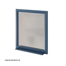 Caprigo Зеркало JARDIN 75 см, синее, эмаль