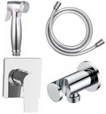Aquanet Смеситель с гигиеническим душем Static 1.02 (с внутренней частью)