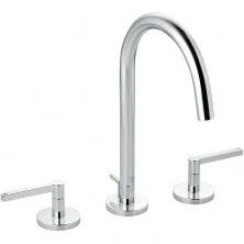 KLUDI Смеситель для раковины Nova Fonte Puristic, 220мм, на 3 отверстия, хром 201430515