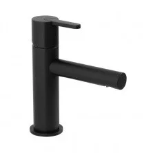 CEZARES Смеситель для раковины LEAF с донным клапаном, черный матовый LEAF-LSM1-NOP