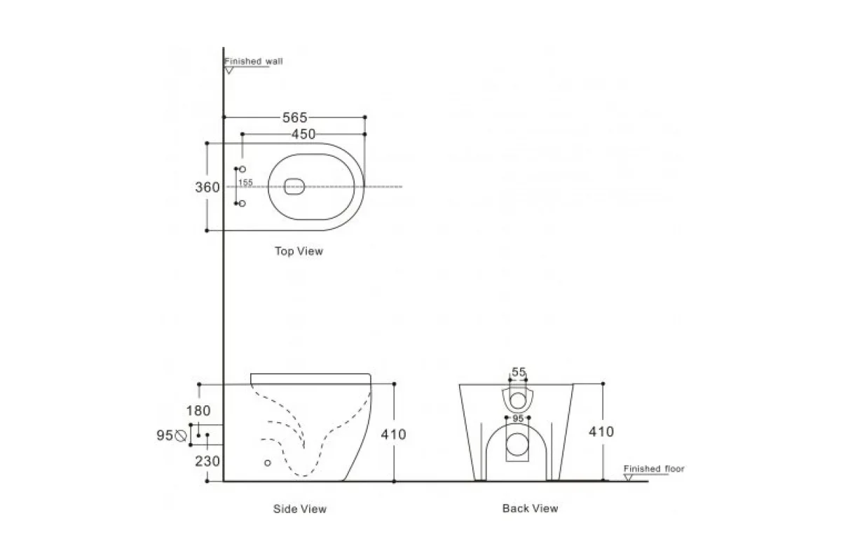 Приобрести aquanet унитаз приставной rimless cetus 2.0 f lx-1902