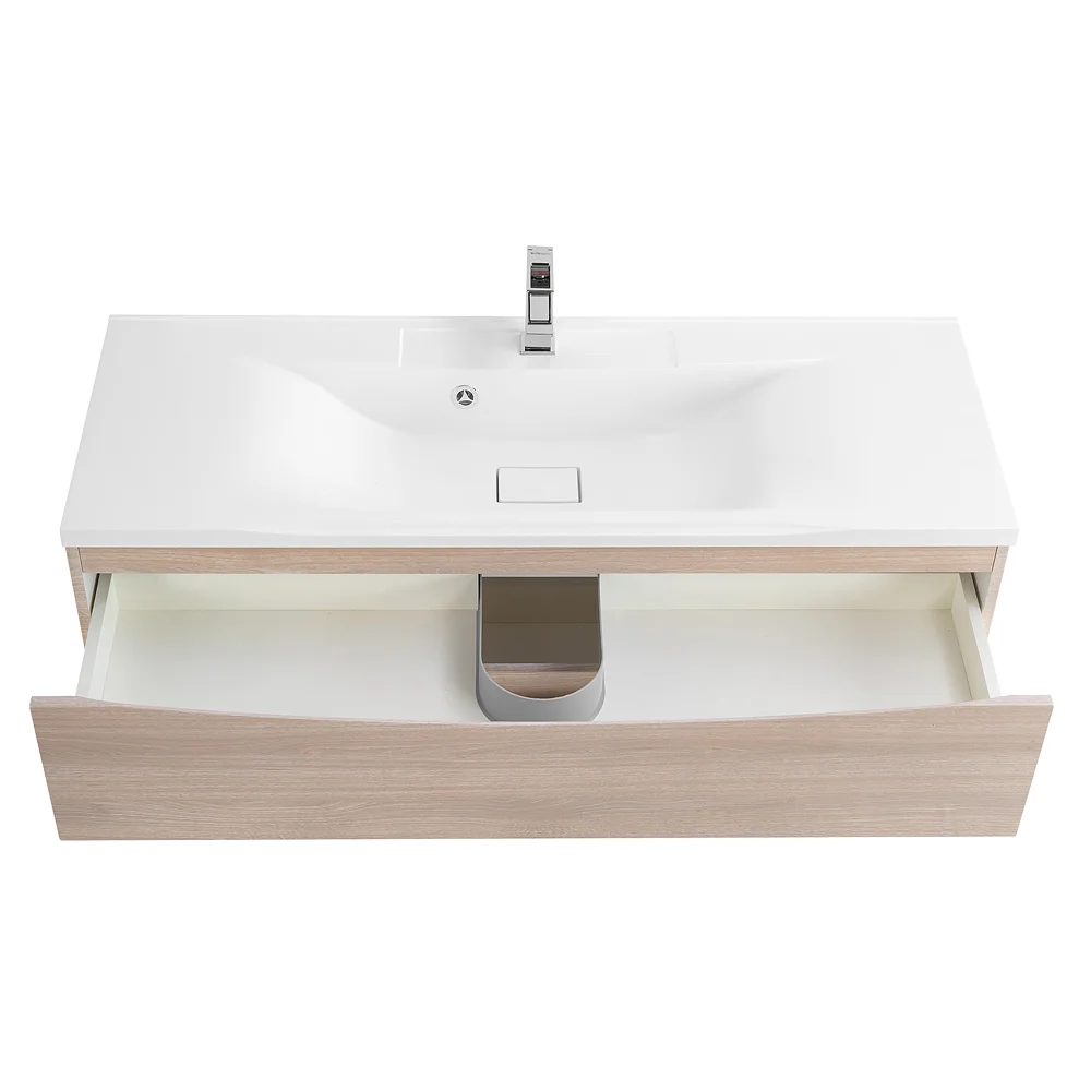 Приобрести belbagno тумба с раковиной marino 110 см, подвесная rovere grigio, белая раковина
