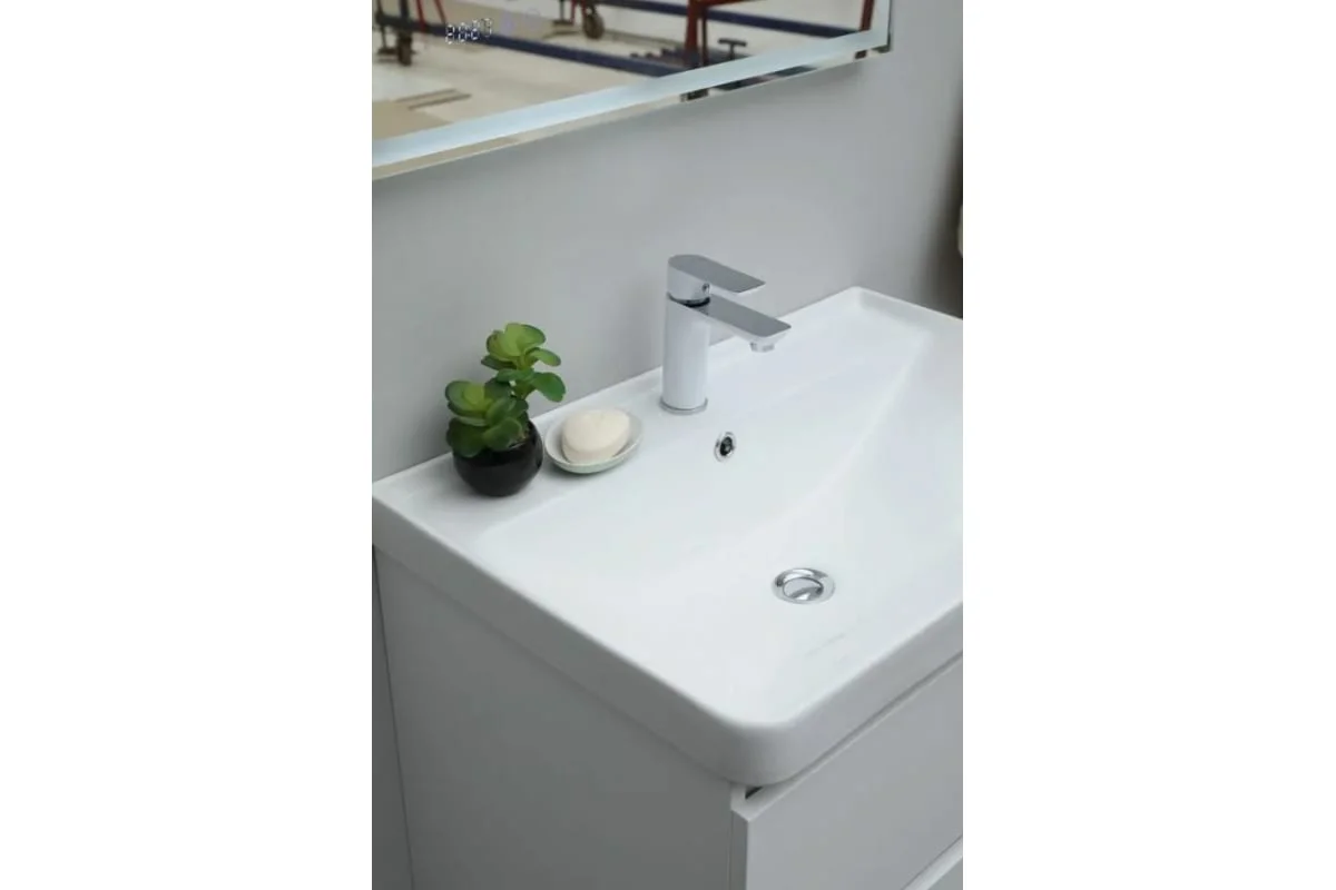 Приобрести aquanet раковина ирис 70х47 см, белая