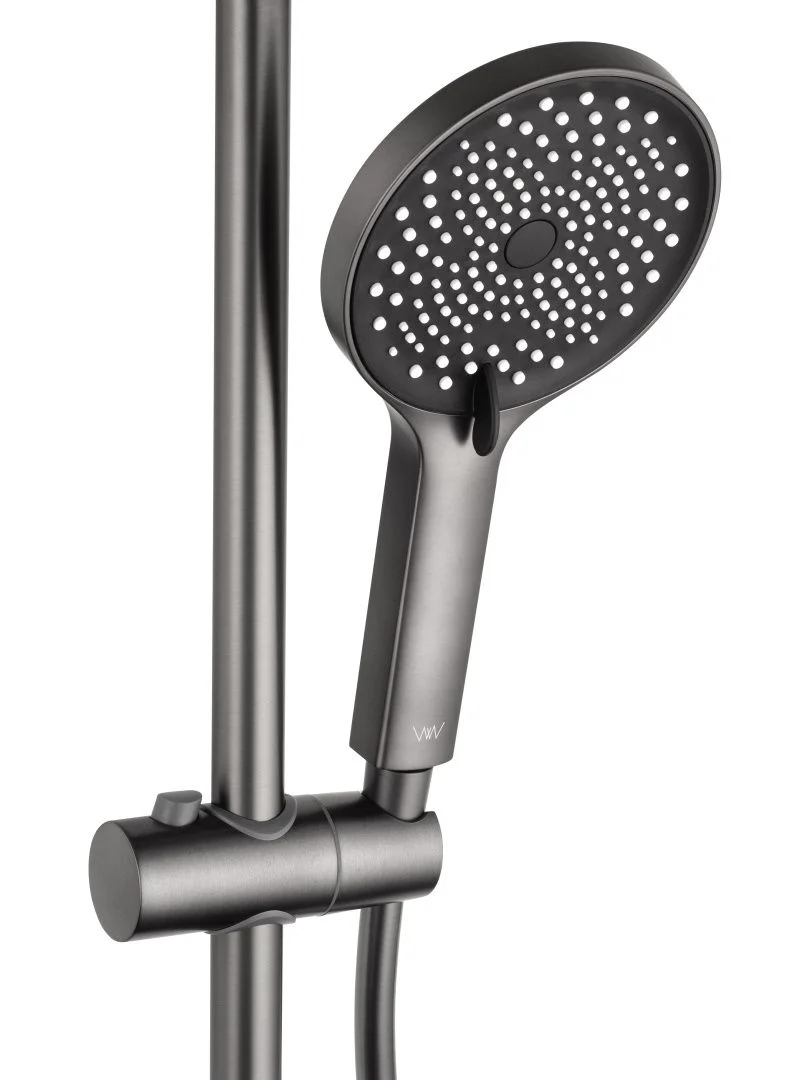 Приобрести душевая система с термостатом wonzon & woghand the one, темный графит (ww-b3094-bgg)