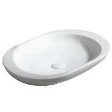 Azario Раковина накладная 59х40 см, белая AZ-4542