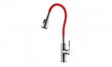 LEMARK Смеситель для кухни Expert, с гибким изливом, красный LM5082S-Red