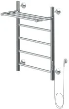 Aquanet Полотенцесушитель электрический Mauro 60х50 см Тэн справа , с полкой