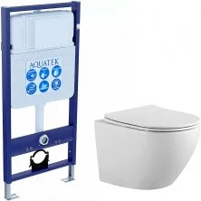 Комплект унитаз с инсталляцией SET Aquatek Европа