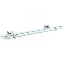 Gappo Полка для ванной комнаты G3807, стеклянная\хром 29040