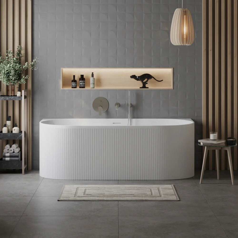 Приобрести belbagno акриловая ванна 170х80 см, пристенная, белая bb412-1700-800-matt