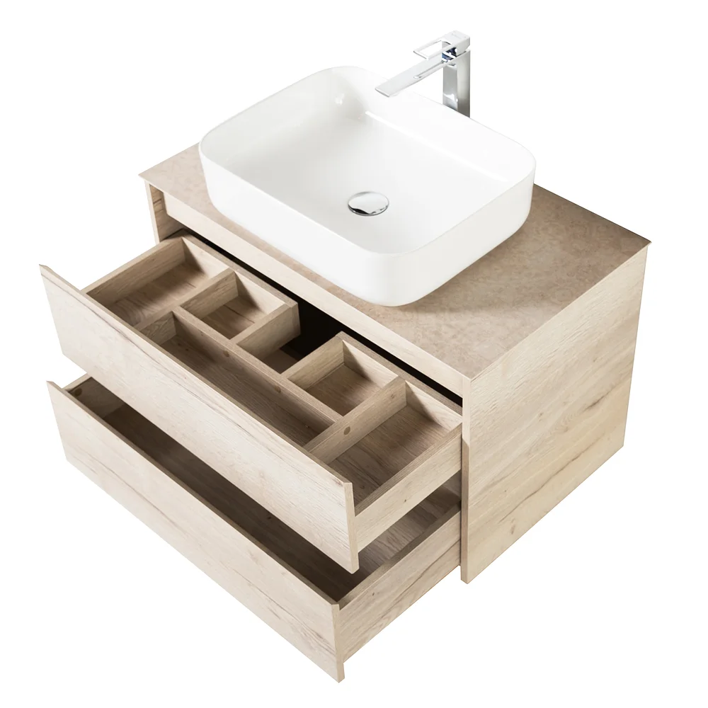 Приобрести belbagno тумба со столешницей kraft 90 см, подвесная rovere galifax bianco