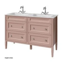 Caprigo Тумба с раковиной ALBION CONCEPT 120 см, красная