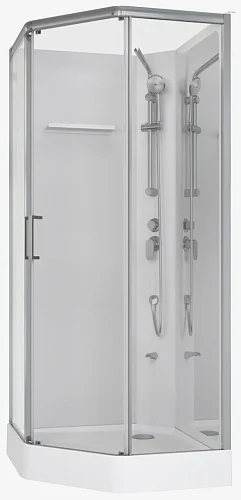 Приобрести aquanet душевая кабина passion p 2.0 90x90 см, прозрачное стекло