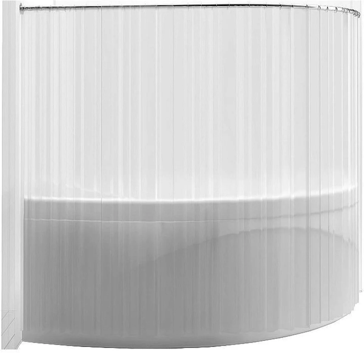 Приобрести aquanet карниз для ванны jamaica полукруглый 160х100 см