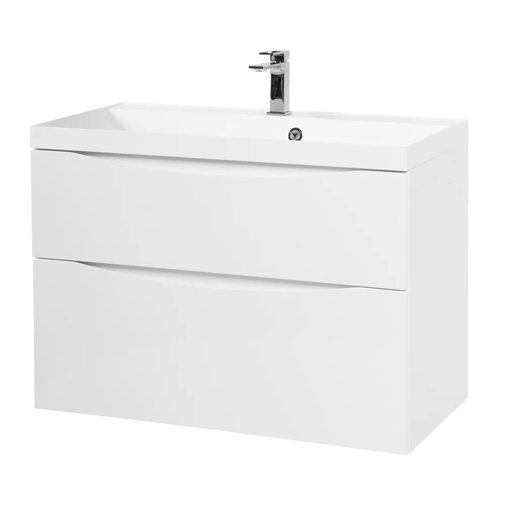 Приобрести belbagno тумба с раковиной marino-h60 90 см, подвесная bianco lucido, белая раковина