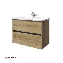 Caprigo Тумба с раковиной SEATTLE 80 см, дуб эльвезия, экошпон