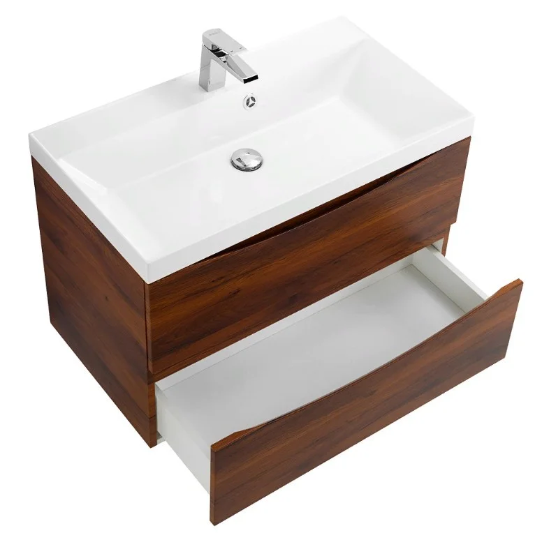 Приобрести тумба подвесная с раковиной belbagno marino-800-2c-so-rc-p 80 см, rovere ciliegio