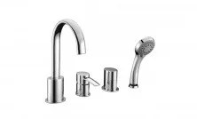 LEMARK Смеситель на борт ванны Atlantiss, 4 отверстия, хром LM3241C